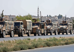 رتل عسكري تركي يدخل مناطق سيطرة المعارضة شمال غرب سوريا
