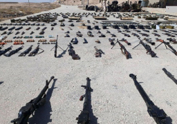 ضبط أسلحة وذخيرة من “مخلفات الإرهابيين” في سوريا