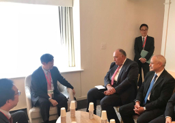 شكري يبحث مشروعات التعاون المشتركة مع الجايكا اليابانية