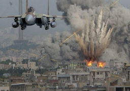 قصف إسرائيلى على غزة بعد سقوط صاروخ في بئر السبع