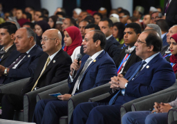 منتدى شباب العالم – السيسى … رؤية السادات للسلام كانت مبنية على تجربة وقراءة نتيجة استمرار الصراعات