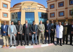 وزير الشباب والرياضة يزور مستشفي شفاء الأورمان بالأقصر قبل توجهه إلى محافظة قنا
