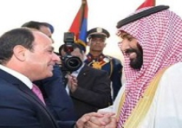 ولي العهد السعودى يبعث ببرقية شكر للرئيس السيسي