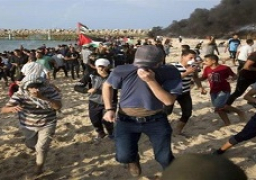 إصابة فلسطينيين في المسير البحري الـ17 شمال قطاع غزة