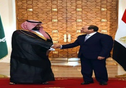 استقبل السيد الرئيس عبد الفتاح السيسي اليوم بقصر الاتحادية صاحب السمو الملكي الأمير محمد بن سلمان بن عبد العزيز آل سعود ولي عهد المملكة العربية السعودية