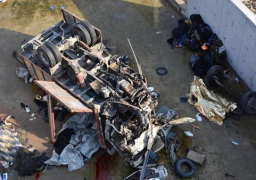 إصابة 18 شخصا اثر تحطم سيارة تقل مهاجرين باليونان