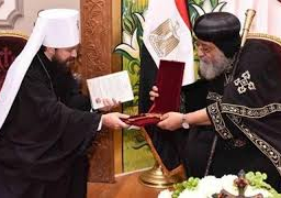 البابا تواضروس يستقبل مبعوث بطريرك موسكو