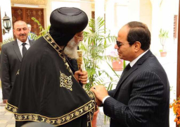 الرئيس السيسي يتصل هاتفيا بالبابا تواضروس ويقدم تعازيه في شهداء الحادث الإرهاب