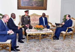 الرئيس/ عبد الفتاح السيسي يستقبل السيد الدكتور/ محمد ديان وزير الدولة لشئون الرئاسة ووزير الدفاع الوطني لجمهورية غينيا