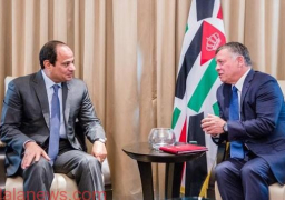 العاهل الأردني يعزي الرئيس السيسي فى ضحايا هجوم المنيا