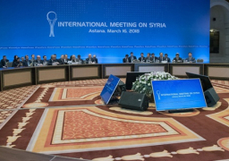 الوفد الروسي المشارك في مفاوضات أستانا يجري مباحثات مع الوفد السوري