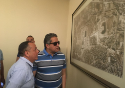 بالصور..العنانى ووزيرى يتفقدان متحف الاقصر
