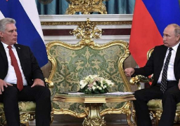 بوتين يلتقي الرئيس الكوبي في أول زيارة له إلى موسكو