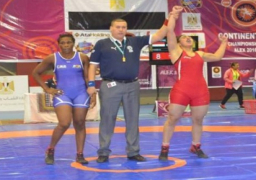 سمر حمزة تتأهل إلى ربع نهائى بطولة العالم للمصارعة