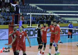 منتخب الطائرة يهزم البحرين 3 / 1 ويتوج بالبطولة العربية