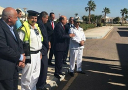 مساعد وزير الداخلية يتفقد الخدمات المرورية بشرم الشيخ