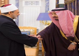 الملك سلمان يستقبل شيخ الأزهر في الرياض