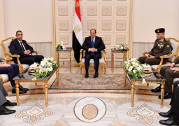 الرئيس السيسي يستقبل وزير الدفاع القبرصي على هامش معرض ايدكس الدولي