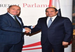 استقبل السيد فولفجانج سوبوتكا رئيس البرلمان النمساوي الرئيس عبد الفتاح السيسي خلال زيارة سيادته الرسمية إلى فيينا