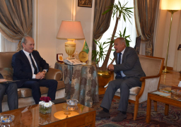 أبو الغيط يبحث تطورات الأزمة السورية مع مبعوث الرئيس الفرنسي لسوريا