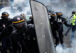 شرطة باريس: ارتفاع أعداد المعتقلين خلال تظاهرات السبت إلى 575 شخصا