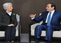 السيسي ولاجارد يبحثان هاتفيا تنفيذ برنامج الإصلاح الاقتصادي