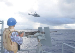 القوات البحرية تنفذ تدريبات مشتركة بالبحر المتوسط مع القوات البحرية البريطانية والإيطالية