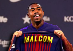 برشلونة يعلن غياب مالكوم اسبوعين عن الملاعب للاصابة