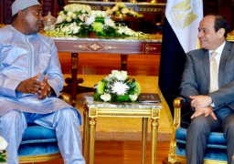 الرئيس السيسي يؤكد حرص مصر على تعزيز التعاون مع جامبيا في مختلف المجالات