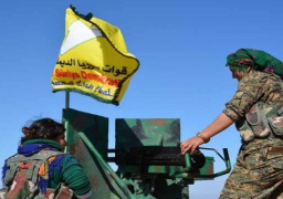 قوات سوريا الديمقراطية تتمكن من تحرير مئات من المدنيين العالقين فى مناطق سيطرة تنظيم داعش الارهابى فى بلدة هجين السورية