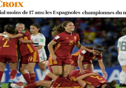 “لاكروا”: الإسبانيات بطلات مونديال كرة القدم تحت الـ17 عاما