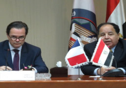 وزير المالية خلال لقائه بالسفير الفرنسى :الدولة المصرية نجحت فى تخطى الكثير من الصعاب