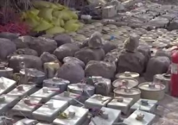 الحوثيون يواصلون الانتهاكات ضد اليمن ويضعون الألغام فى أكياس السكر والأرز
