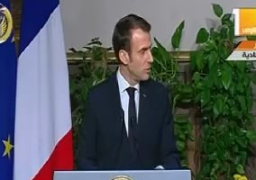 ماكرون: نتشاور مع مصر حول الملف الليبى وهدفنا مكافحة الإرهاب