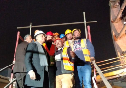بالصور .. وزير النقل يتابع معدلات التنفيذ بالجزء الثاني من المرحلة الرابعة للخط الثالث للمترو