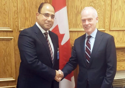 أبو زيد يلتقي مستشار رئيس الوزراء الكندي للشئون الخارجية والدفاعية