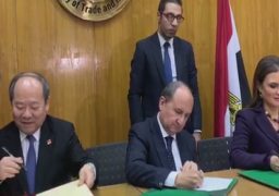 وزيرا التجارة والصناعة والاستثمار يترأسان الاجتماع الوزاري الثالث للجنة رفع القدرات الانتاجية بين مصر والصين