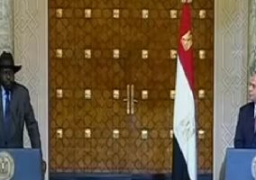 مؤتمر صحفي مشترك بين الرئيس عبد الفتاح السيسى و رئيس جنوب السودان