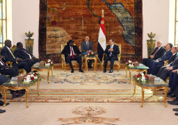 الرئيس عبد الفتاح السيسي يستقبل بقصر الاتحادية الرئيس سيلفا كير، رئيس جنوب السودان