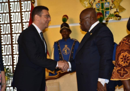 رئيس غانا يؤكد تطلع بلاده للتعاون مع الرئاسة المصرية
