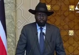 رئيس جنوب السودان سيلفاكير يعرب عن شكره لمصر والرئيس السيسي على كل الجهود المبذولة لصالح جنوب السودان