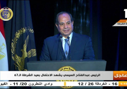 السيسي: شعب مصر هو من يدافع عنها بتقديم ابنائه للشرطة والجيش