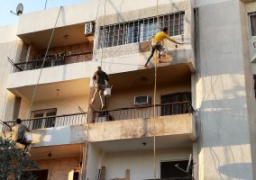 محافظة القاهرة تبدأ طلاء عقاراتها بلون موحد تنفيذا لتوجيهات الرئيس