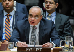 مندوب مصر لدى الأمم المتحدة: تحقيق السلام مرهون بعودة الحقوق للفلسطيينن