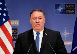 بومبيو يصل بغداد ويلتقي رئيس مجلس النواب العراقي