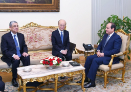 الرئيس السيسي يستقبل مدير الوكالة الدولية للطاقة الذرية | صور