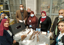 رئيس “الوحدات الأثرية”: ضبط أجزاء من مومياوات بمطار القاهرة خلال محاولة تهريبها إلى بلجيكا | صور