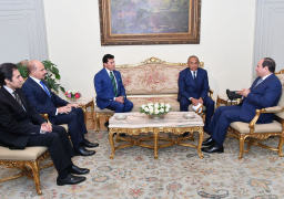 الرئيس السيسي يستقبل رئيس الاتحاد الأفريقي لكرة القدم كاف