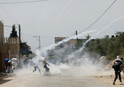 إصابة العشرات خلال قمع الاحتلال مسيرة مناهضة للاستيطان برام الله