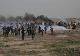 بالصور..إصابة 9 فلسطنيين برصاص قوات الاحتلال شرق غزة